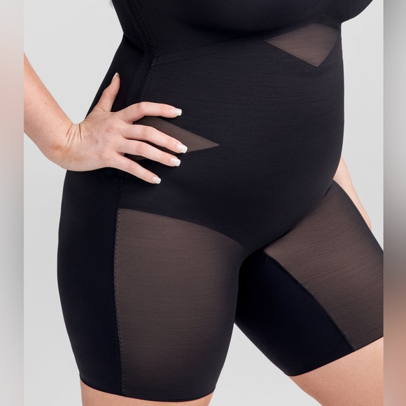 Honeylove “Runway” Mid Thigh Bodysuit NWT 1X - Picture 4 of 8